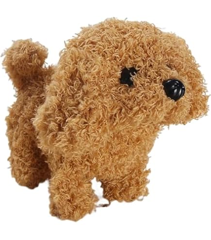Amazon.co.jp: 電子ウォーキング秋田犬のぬいぐるみ、リアルな